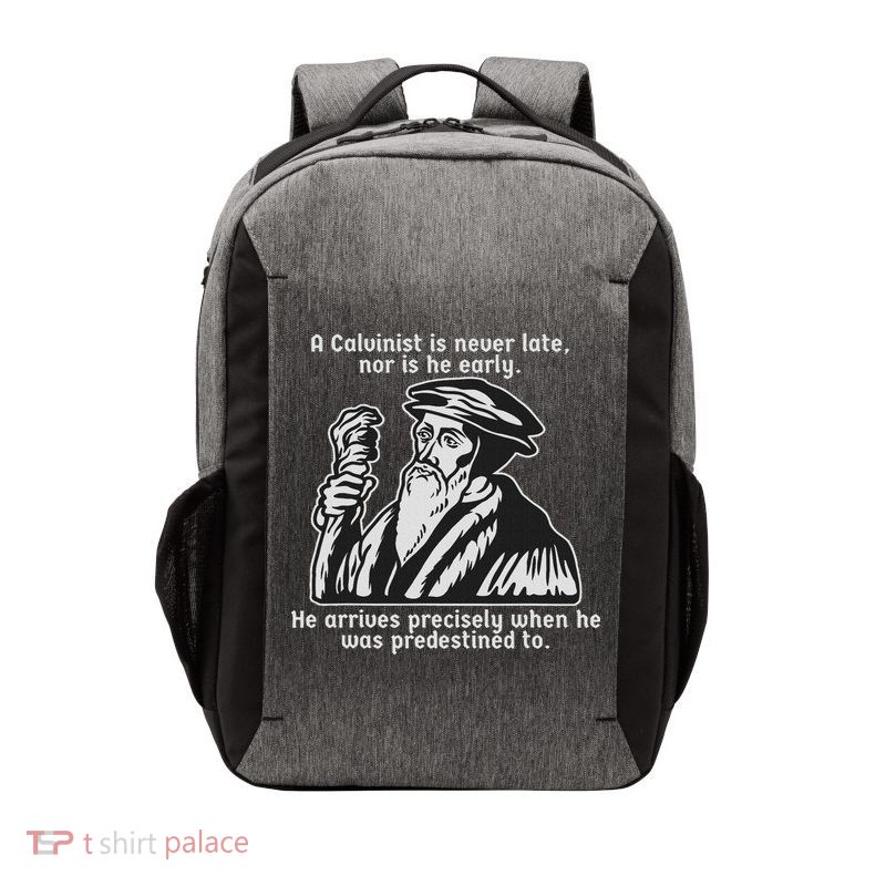 Funny Calvinist Wizard Vector Backpack