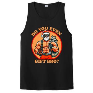 Funny Christmas Weightlifting Bodybuilding Muscular Santa PosiCharge Competitor Tank