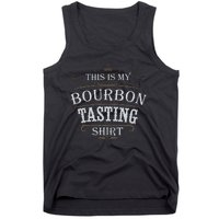 Funny Christmas Whiskey Drinking This Is My Bourbon Tasting Tank Top