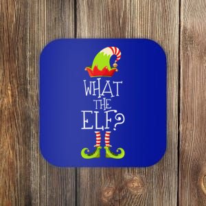 Funny Christmas What The Elf Great Gift Coaster