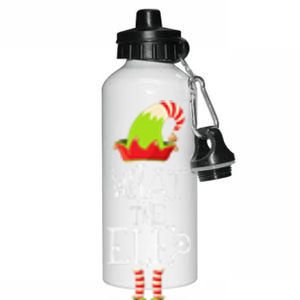 Funny Christmas What The Elf Great Gift Aluminum Water Bottle