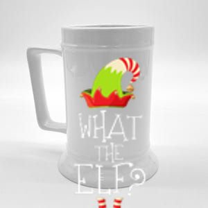 Funny Christmas What The Elf Great Gift Beer Stein