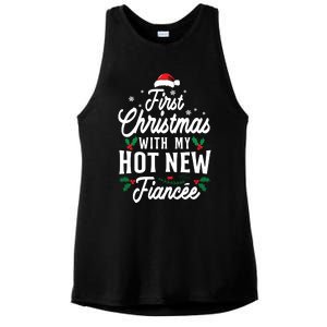 First Christmas With My Hot New Fiancee Gift Ladies PosiCharge Tri-Blend Wicking Tank