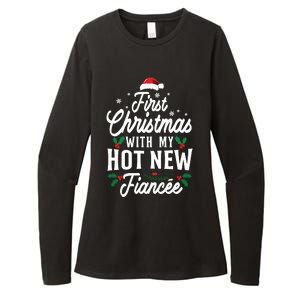 First Christmas With My Hot New Fiancee Gift Womens CVC Long Sleeve Shirt