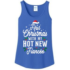 First Christmas With My Hot New Fiancee Gift Ladies Essential Tank