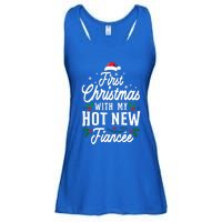 First Christmas With My Hot New Fiancee Gift Ladies Essential Flowy Tank