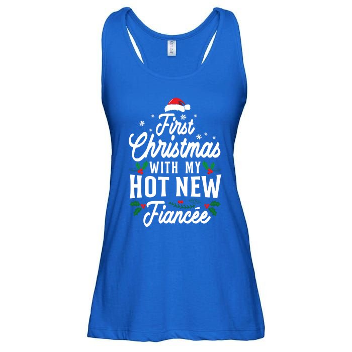 First Christmas With My Hot New Fiancee Gift Ladies Essential Flowy Tank