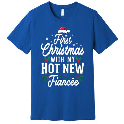 First Christmas With My Hot New Fiancee Gift Premium T-Shirt