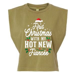 First Christmas With My Hot New Fiancee Gift Garment-Dyed Women's Muscle Tee