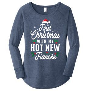 First Christmas With My Hot New Fiancee Gift Women's Perfect Tri Tunic Long Sleeve Shirt