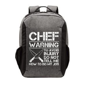 Funny Chef Warning Grilling Bbq Meat Dad Grandpa Grill Gift Vector Backpack