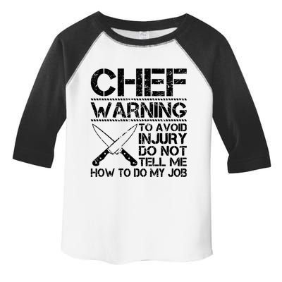 Funny Chef Warning Grilling Bbq Meat Dad Grandpa Grill Gift Toddler Fine Jersey T-Shirt