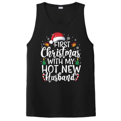 First Christmas With My Hot New Husband Newlywed Cute Gift PosiCharge Competitor Tank