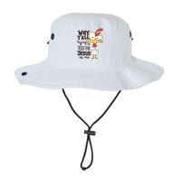 Funny Chicken Why Y'all Trying To Test The Jesus In Me Legacy Cool Fit Booney Bucket Hat