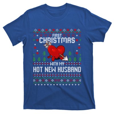 First Christmas With My Hot New Husband Sweater Ugly Xmas Gift T-Shirt