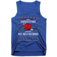 First Christmas With My Hot New Husband Sweater Ugly Xmas Gift Tank Top