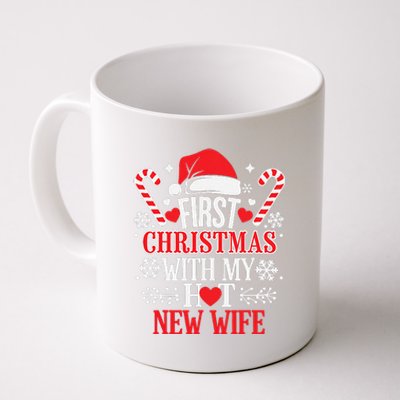 First Christmas With My Hot New Wife Funny Newlywed Couples Coffee Mug