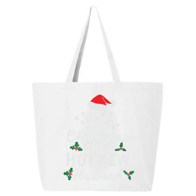 First Christmas With My Hot New Husband Xmas Holiday Funny Gift 25L Jumbo Tote