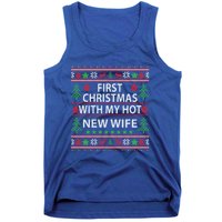 First Christmas With My Hot New Wife Xmas Couple Gift Cool Gift Tank Top