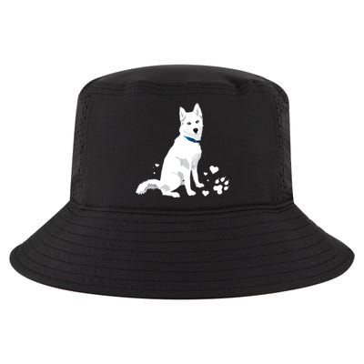 Funny Cute White Siberian Husky Gift Sweet White Snow Dog Gift Cool Comfort Performance Bucket Hat