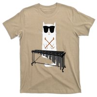 Funny Cat Wearing Sunglasses Playing Marimba T-Shirt