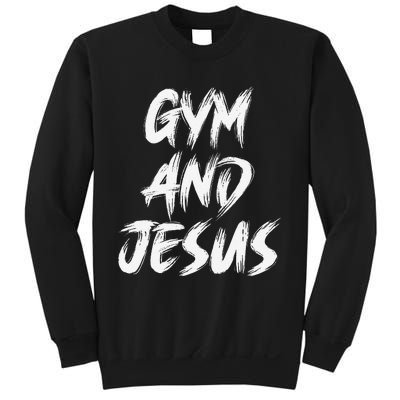 Funny Christian Workout Fitness Gym Jesus Sweatshirt