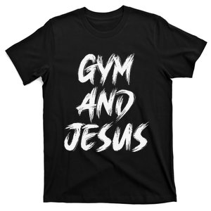 Funny Christian Workout Fitness Gym Jesus T-Shirt