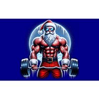 Funny Christmas Workout Deadlift Santa Weightlifting Meaningful Gift Bumper Sticker