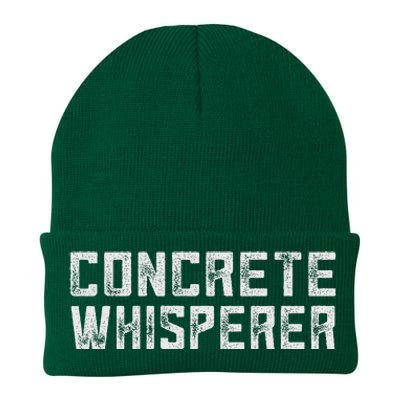 Funny Concrete Worker Construction Worker Gag Pun Knit Cap Winter Beanie