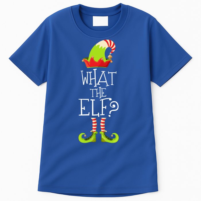 Funny Christmas What The Elf Gift Tall T-Shirt