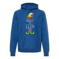 Funny Christmas What The Elf Gift Premium Hoodie