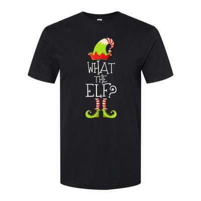 Funny Christmas What The Elf Gift Softstyle CVC T-Shirt