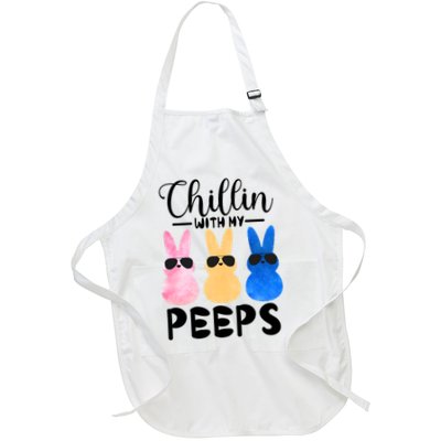 Funny Chillin With My Peeps Easter Bunny Hangin With Peeps Gift Apron