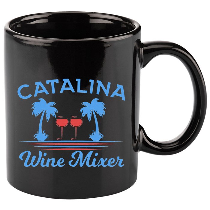 Funny Catalina Wine Mixer Party 11oz C Handle Ceramic Mug