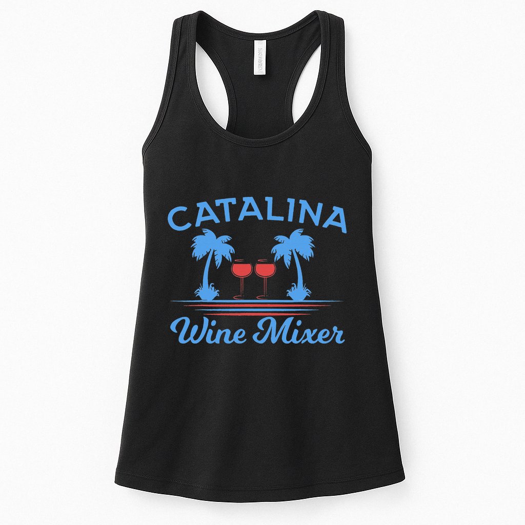 Funny Catalina Wine Mixer Party Womens Tank Top