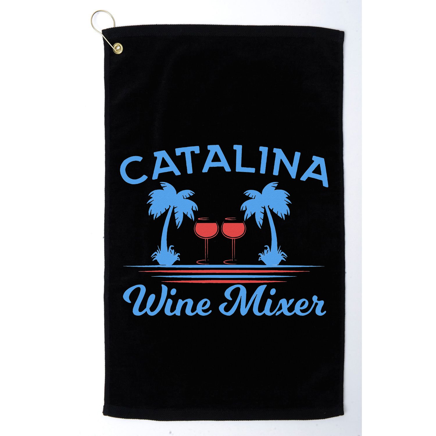 Funny Catalina Wine Mixer Party Golf Towel