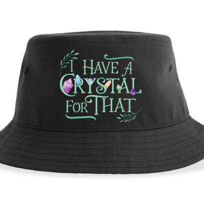 Funny Crystals Witchy Quote Chakras Energy Healing Sustainable Bucket Hat