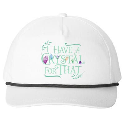 Funny Crystals Witchy Quote Chakras Energy Healing Snapback Five-Panel Rope Hat