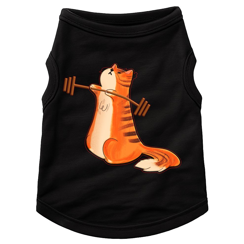 Funny Cat Weight Lifting Gift Gym Fitness Cat Lover Gift Funny Gift Doggie Tank