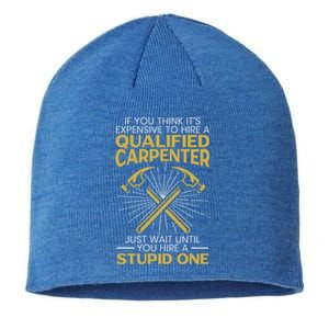 Funny Carpenter Woodworking Wood Whisperer Carpentry Funny Gift Sustainable Beanie