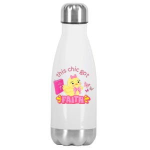 Faith Chic With Bible Stainless Steel Insulated Water Bottle