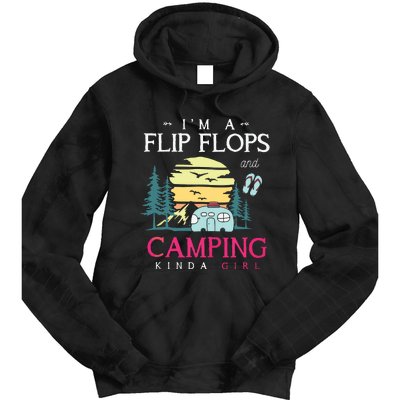 Funny Camper Women Girl Camp Flip Flops Retro Camping Tank Top Tie Dye Hoodie