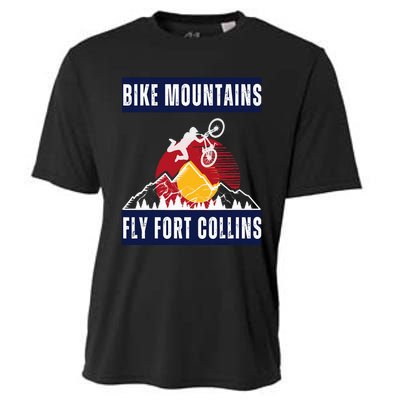 fort collins where bikers and mountain meet Cooling Performance Crew T-Shirt