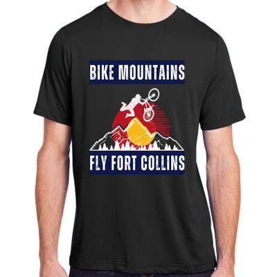 fort collins where bikers and mountain meet Adult ChromaSoft Performance T-Shirt