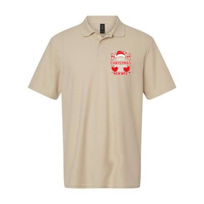 First Christmas With My Hot New Wife Funny Newlywed Couples Polo