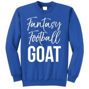 Fantasy Championship Winner Items Gift Fantasy Football Goat Great Gift Sweatshirt