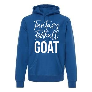 Fantasy Championship Winner Items Gift Fantasy Football Goat Great Gift Premium Hoodie