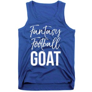 Fantasy Championship Winner Items Gift Fantasy Football Goat Great Gift Tank Top