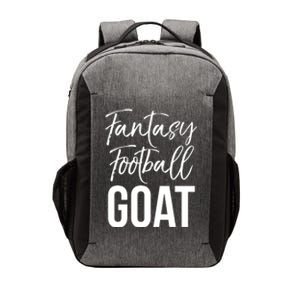 Fantasy Championship Winner Items Gift Fantasy Football Goat Great Gift Vector Backpack