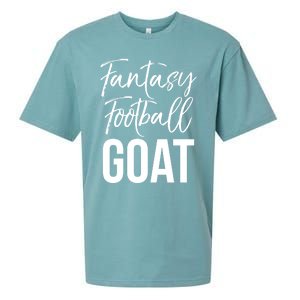 Fantasy Championship Winner Items Gift Fantasy Football Goat Great Gift Sueded Cloud Jersey T-Shirt